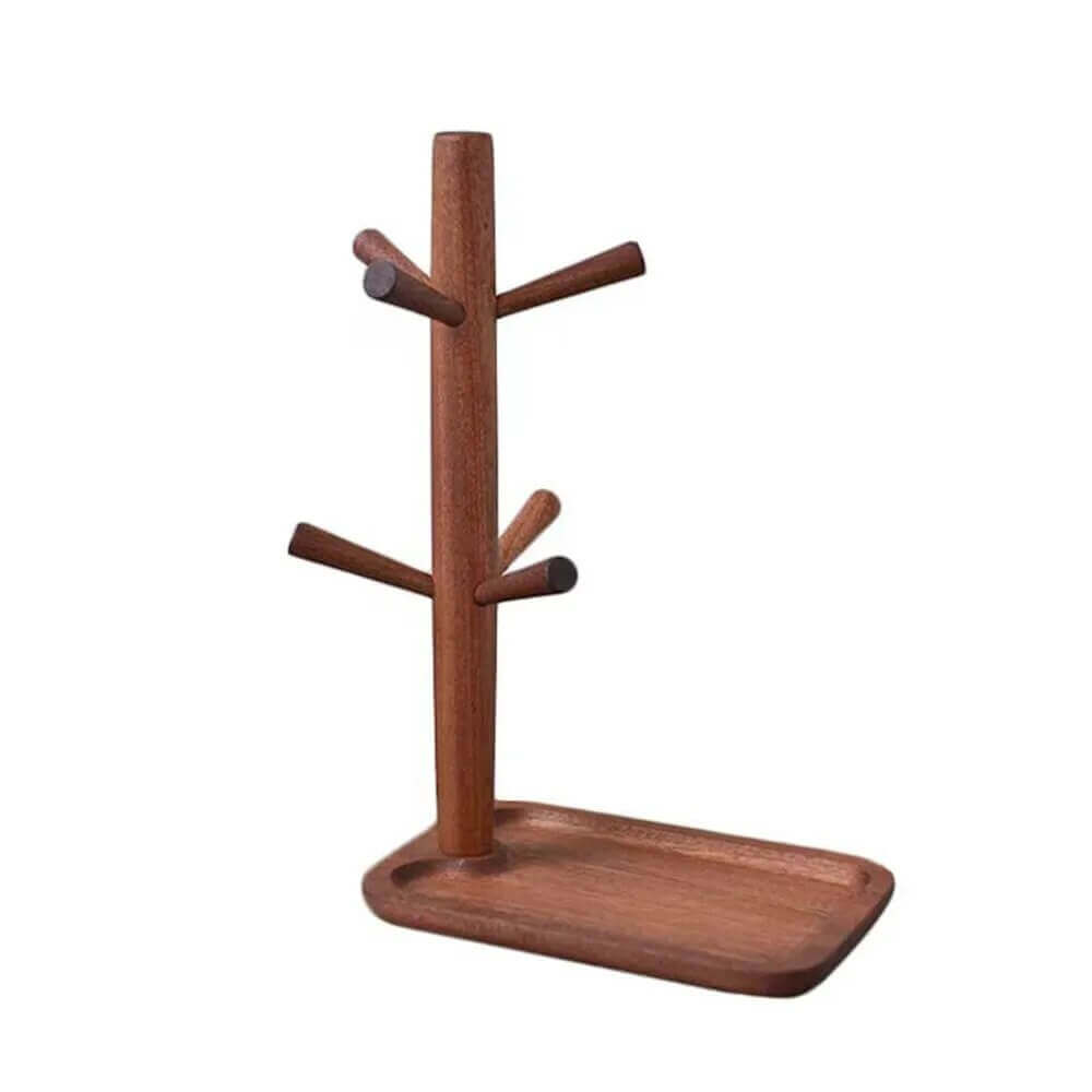 Kitchen Organizers, Kitchen Organizers, Kitchen Organizers, Sturdy Wooden Mug Hanging Display Rack: Mugs Tree in various shapes + colours