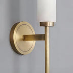 Stylish Art Deco Brass Wall Lamp
