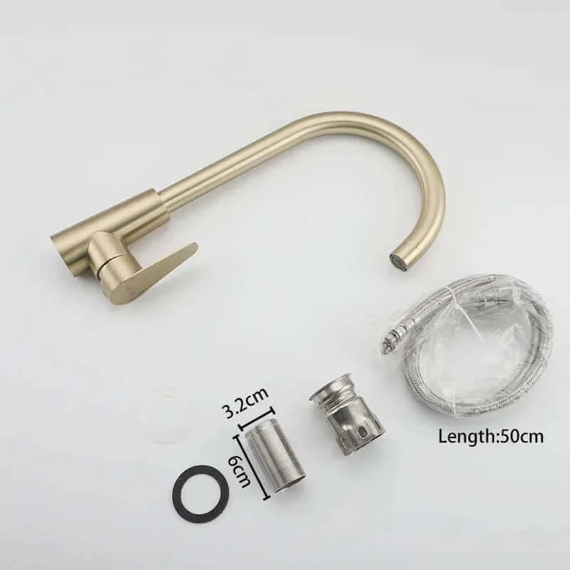 Hardware Accessories, Hardware Accessories, Hardware Accessories, Golden Kitchen Mixer Tap/Faucet