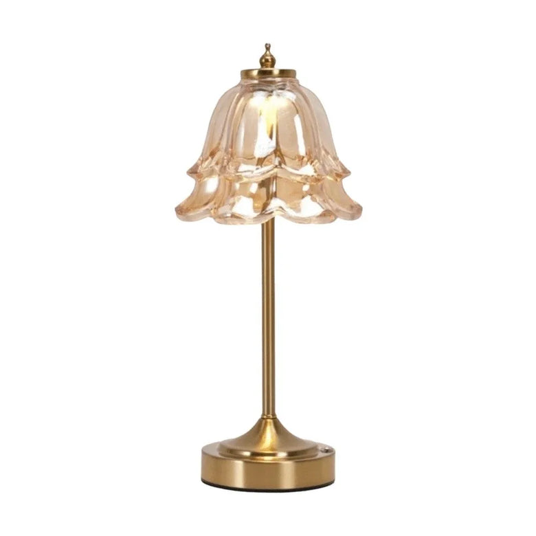 Art-Deco Glass Cordless Table Lamp: 8 styles
