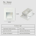 Recessed Staircase Wall Lamp - PIR Motion Sensor