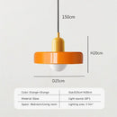 Italian Glass 70s Pendant Lights | Vintage Elegance | Shop Now! - Orange glass lamp with yellow accents