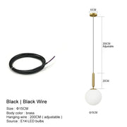 brass black wire15CM