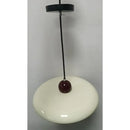 70s Dine In Kitchen Ceiling Light featuring a sleek design with colorful details and a retro bakelite style.