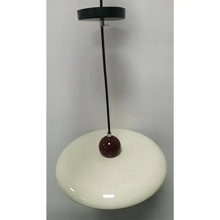 70s Dine In Kitchen Ceiling Light featuring a sleek design with colorful details and a retro bakelite style.