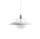 Classic Nordic Designer Pendant Lights Available in 3 different sizes - white pendant lamp with adjustable cord.