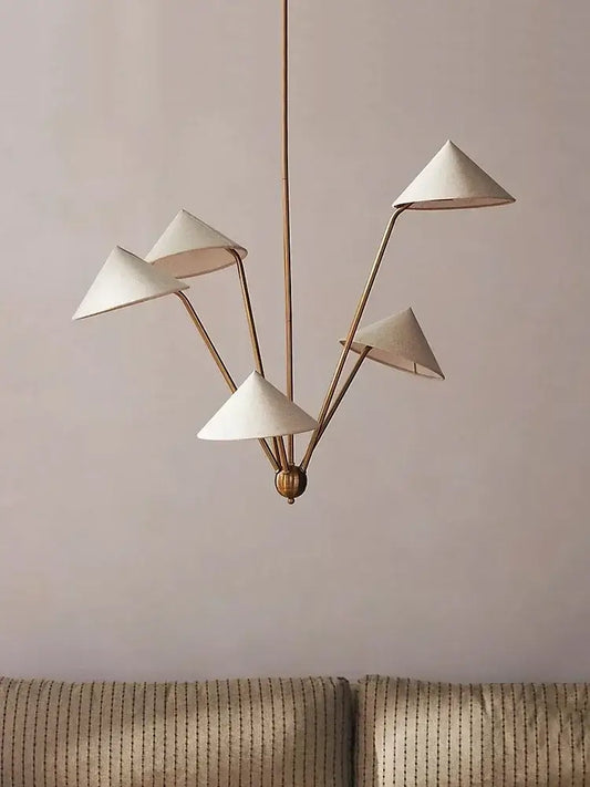 Chic Japanese Mid-Century Pendant Light