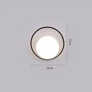 Modern Simple Art Deco Revival Wall Lamp dimensions 23cm x 23cm with stylish circular design.