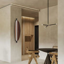 Modern Brown Leaf Wall Light – Sculptural LED Wall Sconce in Metal adorning a stylish interior.