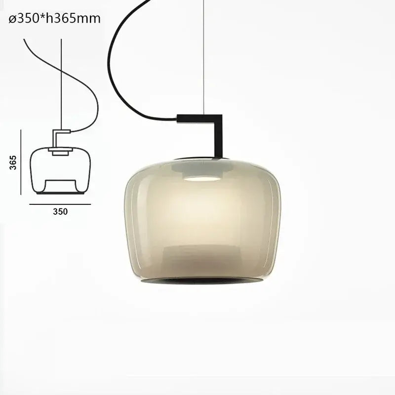 Nordic Simple Glass Chandeliers Designer Led Pendant Lamps For Living Room Bedroom Cafe Home Decor Lighting Suspension Luminaire