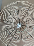 Vintage Designer Rattan Pendant Light - Timeless Elegance