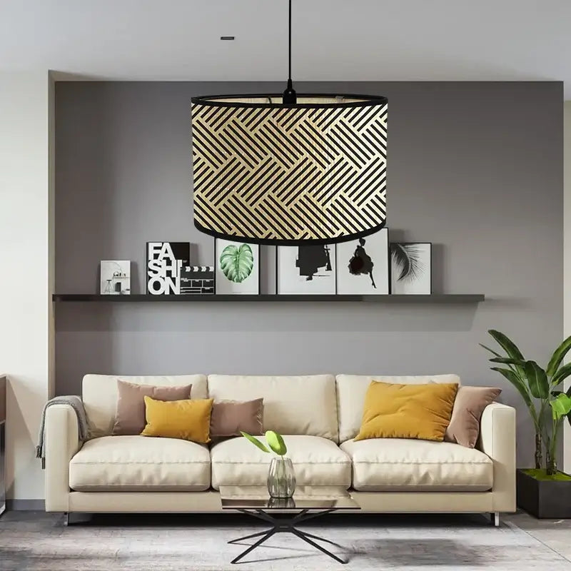 Art Deco Lamp Shade Drum - Elegant & Durable