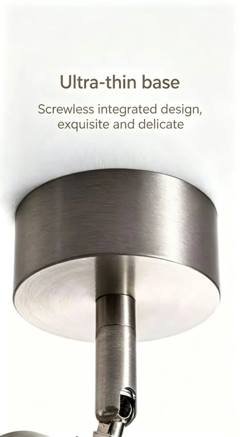 Adjustable, Rotatable Brushed Nickel Spotlight