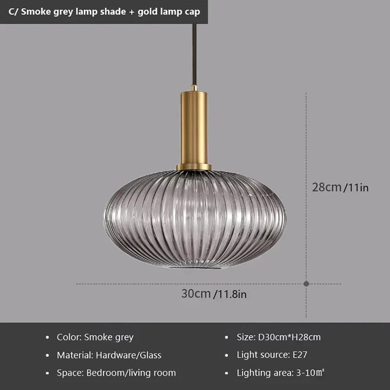 Pendant Light: Modern Nordic Glass Hanging Lighting Fixtures