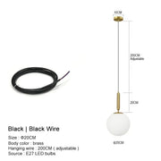 brass black wire20CM