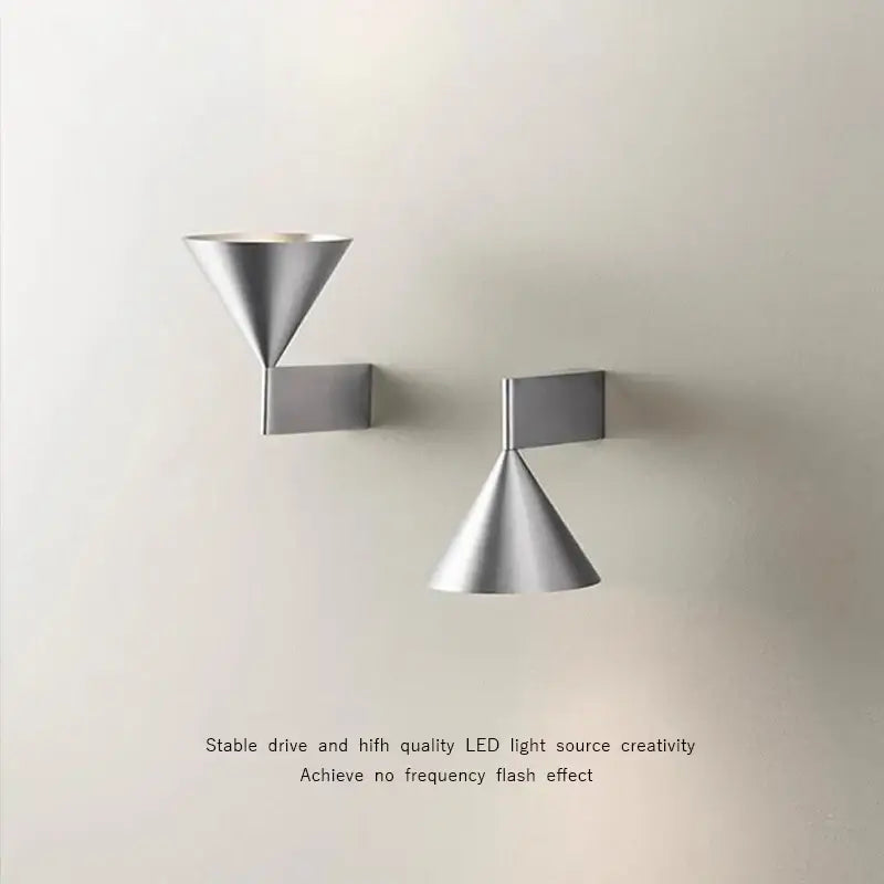 Conical Aluminum Conical Wall Light