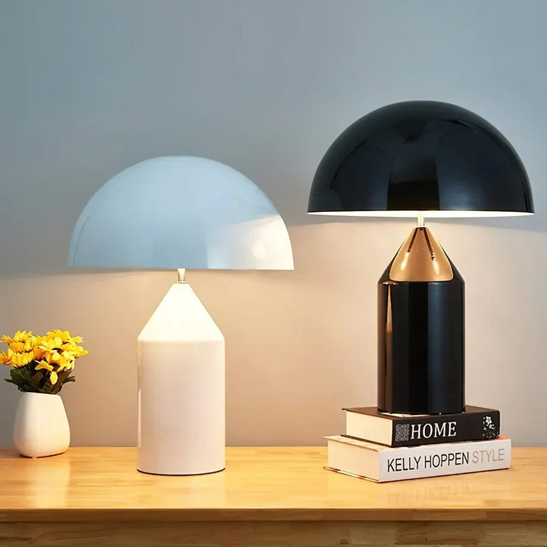 Luxurious Italian Design Mushroom Lamp I Gold, Black or White