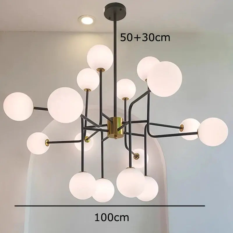 Elegant Mid-Century Modern Pendant Light – Perfect for Hotel Lobbies and Dining Rooms