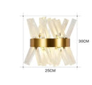 Unique Collection of Art Deco Sconces with elegant glass design and golden base, perfect for luxurious interiors.