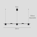 Hanging Minimalism Lights with adjustable height of 150cm, modern design and stylish look for any room.