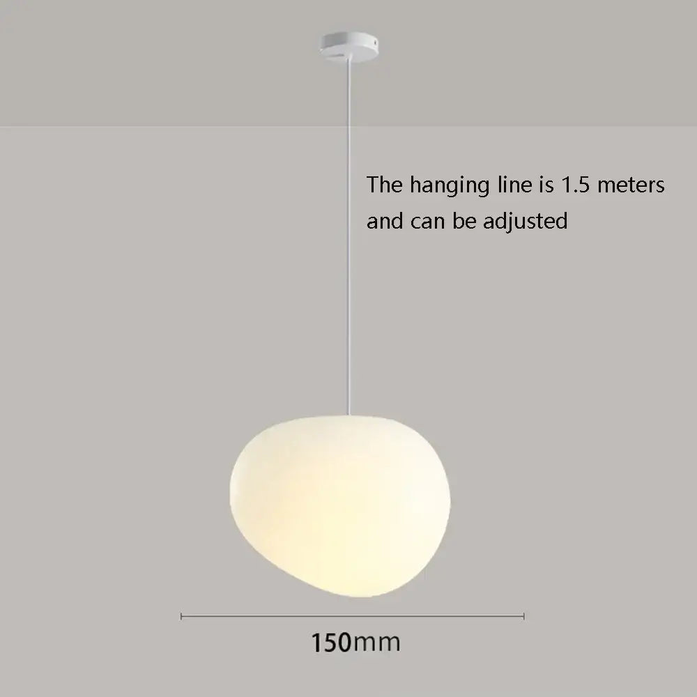 Simple Nordic Pebble Chandelier