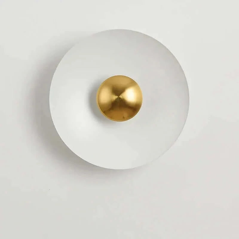 Wall Light Fixtures, Wall Light Fixtures, Wall Light Fixtures, Colourful 30 cm Modern Circle Wall Light with Gold