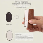 Wooden USB Rechargeable Wall Lamp - Elegant Lighting