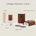Wooden USB Rechargeable Wall Lamp - Elegant Lighting