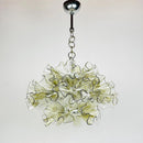 Luxury Flower-Shaped Glass Chandelier 45cm