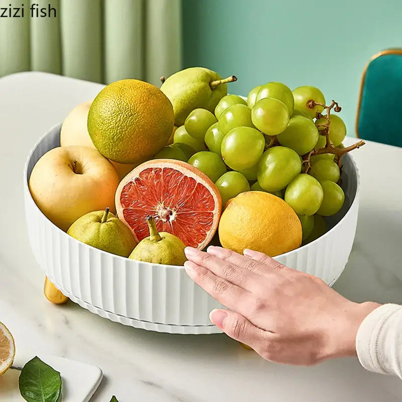 Bowls, Bowls, Bowls, Designer Fruit Bowl with Golden Accents - Modern and Luxurious