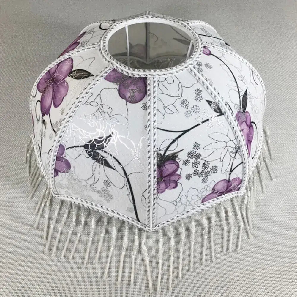 Vintage Tassel Lamp Shade - French Elegance