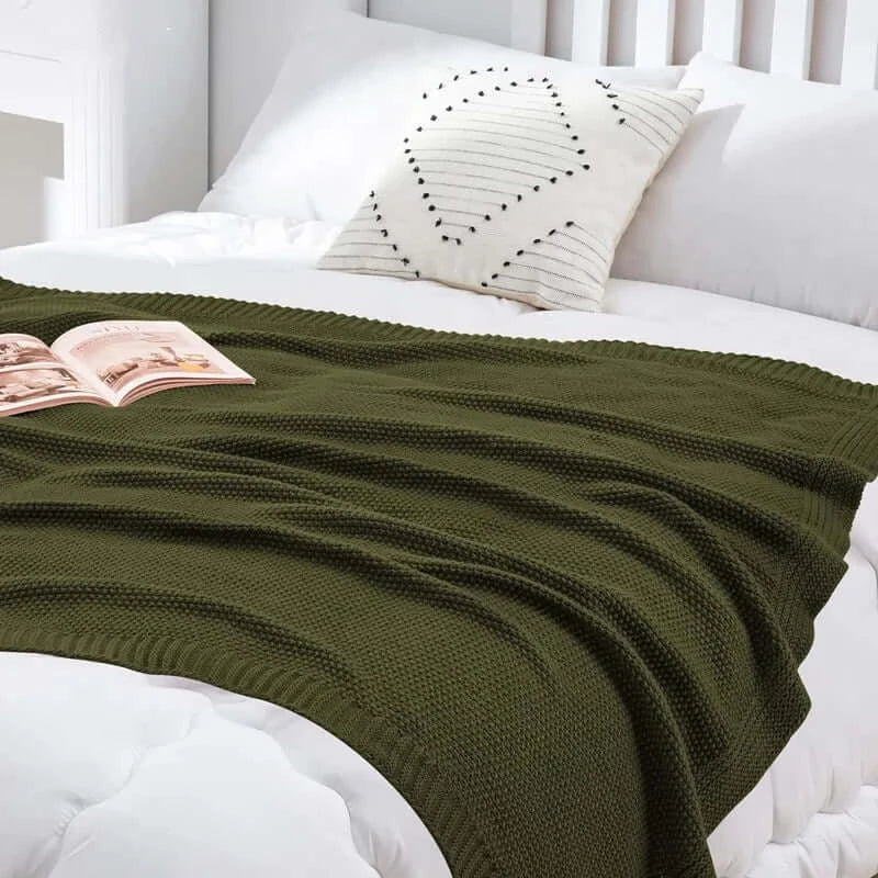 You will find Soft & Cozy Cable Knit Throw Blanket, £69.0 on www.nauradika.com in our collection: Blankets