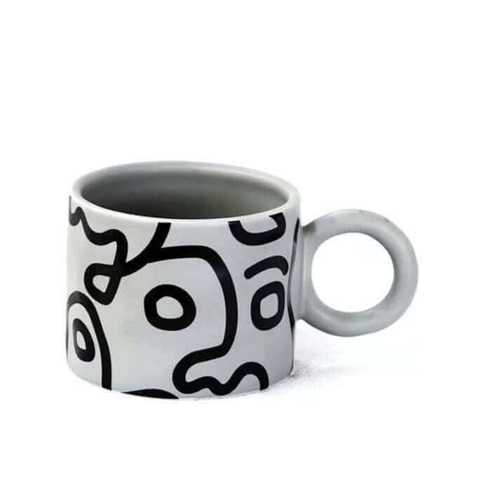 Matisse Mug: Unique 400ml Artistic Ceramic Drinkware