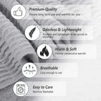 Heirloom Pattern Throw - Cozy & Timeless Design