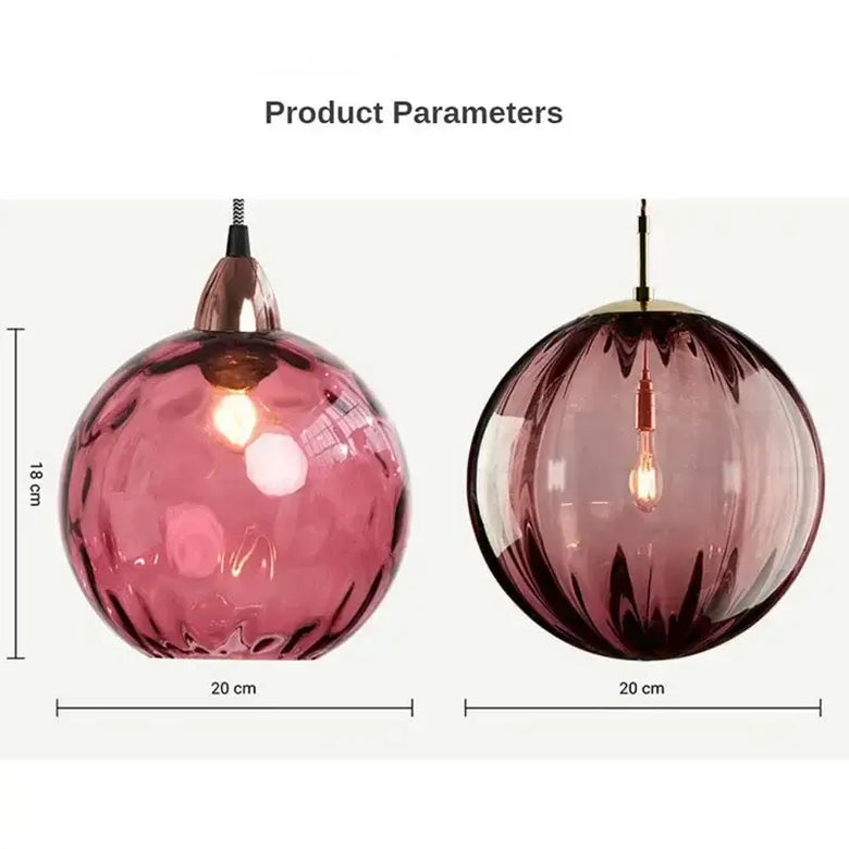 Delicious Lollipop Modern Pendant Light featuring vibrant pink glass balls and modern design for stylish interiors.