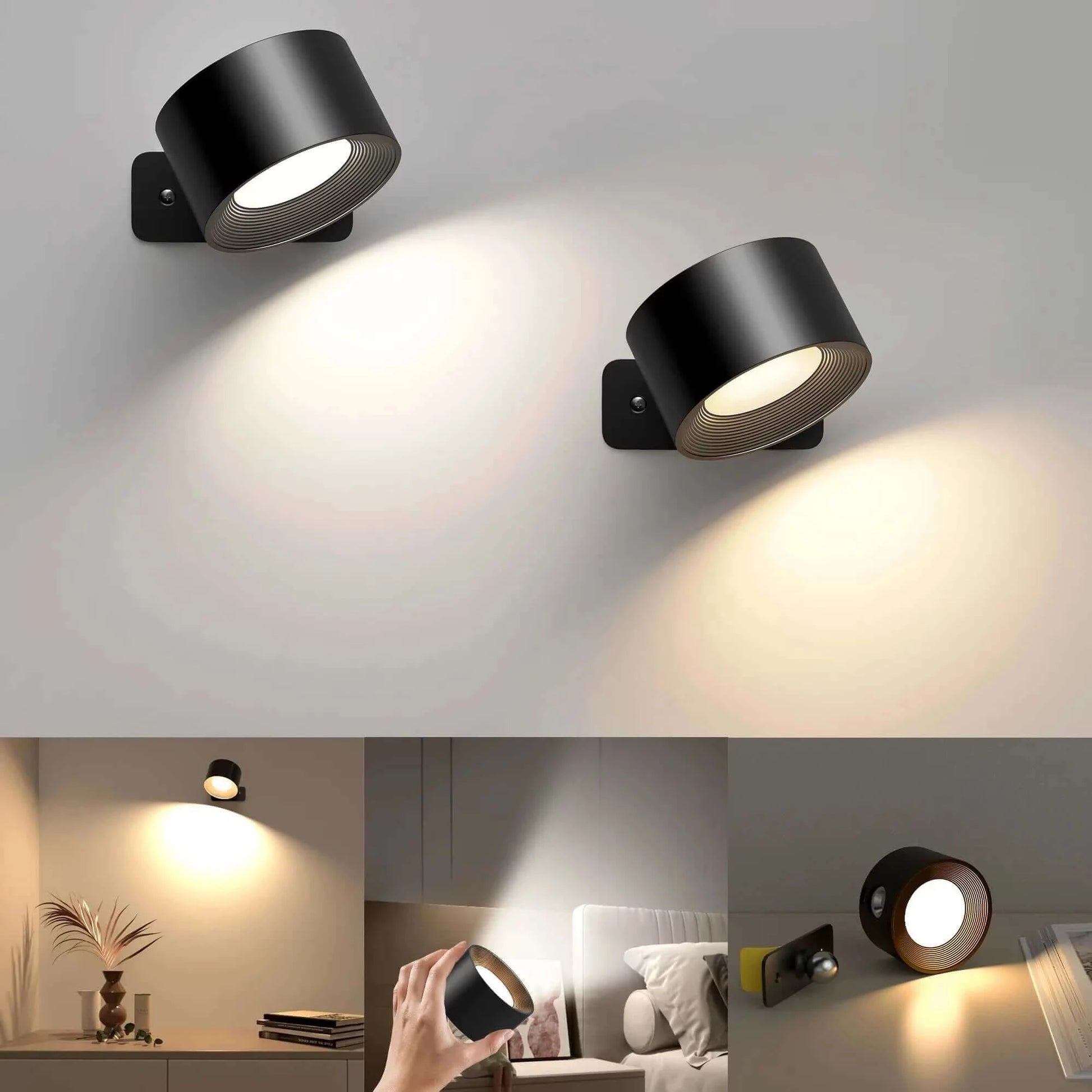 Wall Light Fixtures, Wall Light Fixtures, Wall Light Fixtures, Rechargeable Bedside Wall Lamp