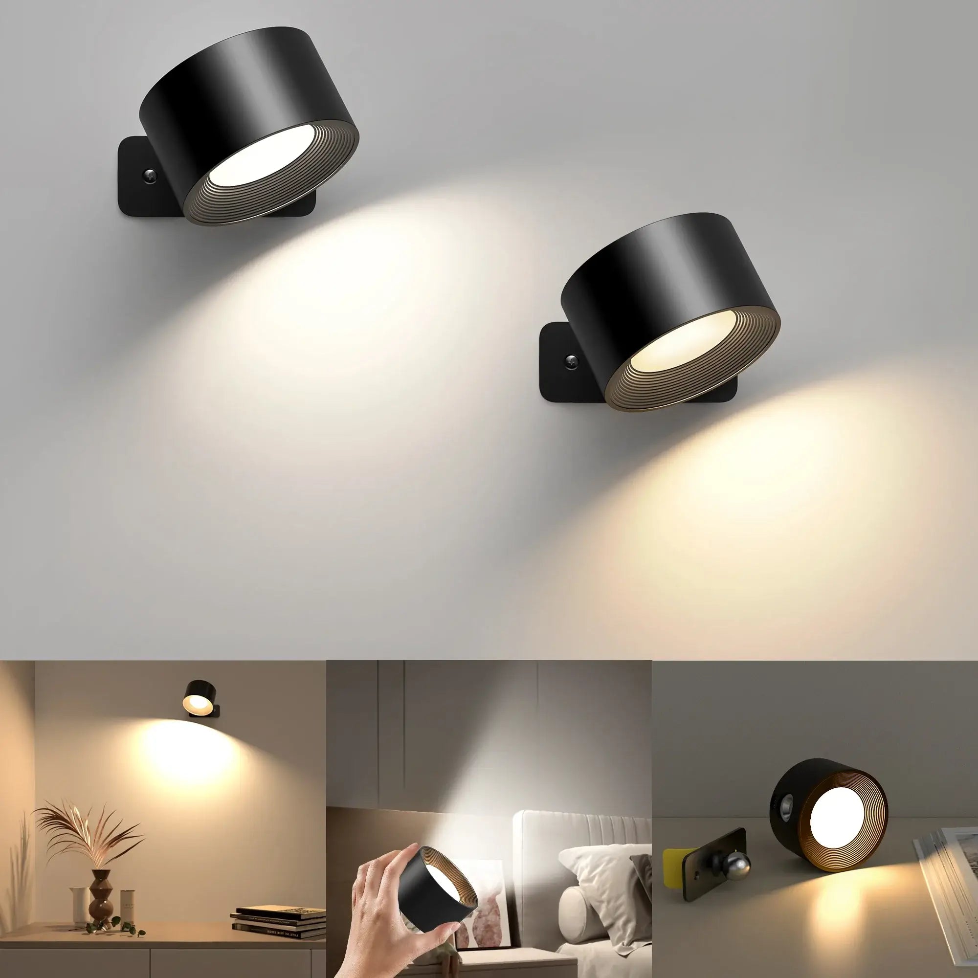 Rechargeable Touch Wall Lamp - Stylish LED Light