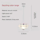 Space Age Acrylic Colorful Pendant Light showcasing a dazzling colorful design with adjustable hanging wire.