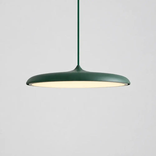 Nordic Minimalist Disc Pendant Light | Orange, Pink, Blue, Green