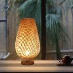 Eco-Friendly Vintage Bamboo Table Lamp