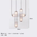 White Glass & Metal Art Deco Chandelier featuring an elegant design with iron, aluminum, and glass materials.