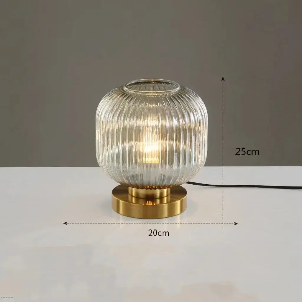 Modern Nordic Glass Table Lighting Fixtures