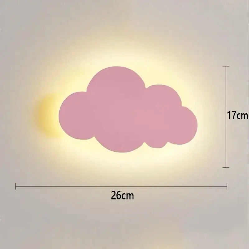 Cloud Wall Sconce - Whimsical Lighting for Kids
