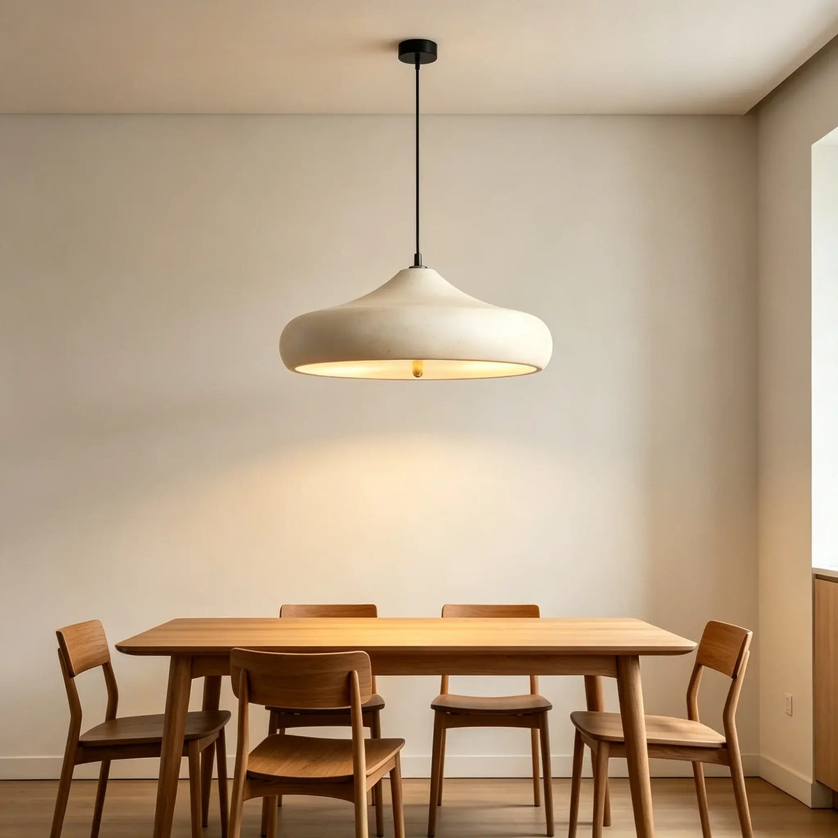 Scandinavian Dome Pendant Light Iron