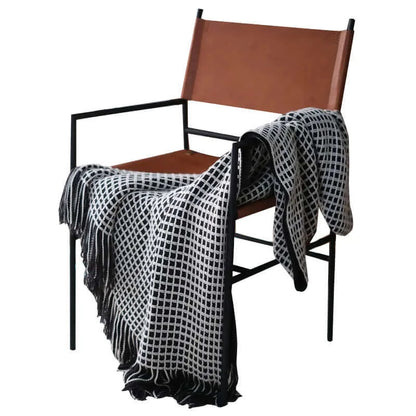 Blankets, Blankets, Blankets, Ultra Modern Throw Blanket with Tassel