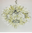Luxury Flower-Shaped Glass Chandelier 45cm