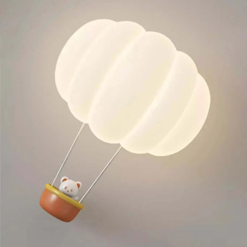 Wall Light Fixtures, Wall Light Fixtures, Wall Light Fixtures, Charming Pumpkin Hot Air Balloon Wall Lamp for Kids' Rooms