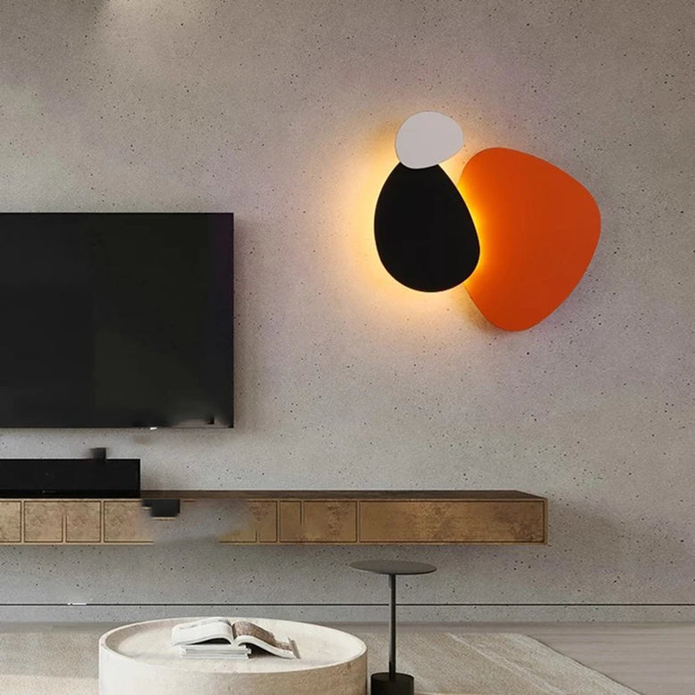 Bauhaus Led Wall Light With Coloured Acrylic Panels