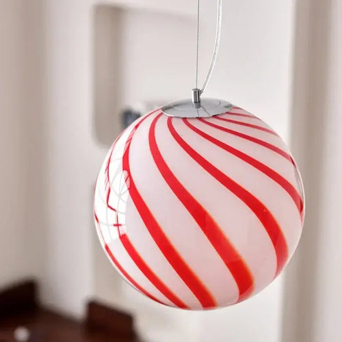 Candy Pendant Lamp – Swirl Glass Chandelier for Hospitality & Art Spaces