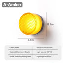 Futuristic and Unique Solid Plexiglass Wall Light with amber LED, industrial design, perfect for bedroom or living room.